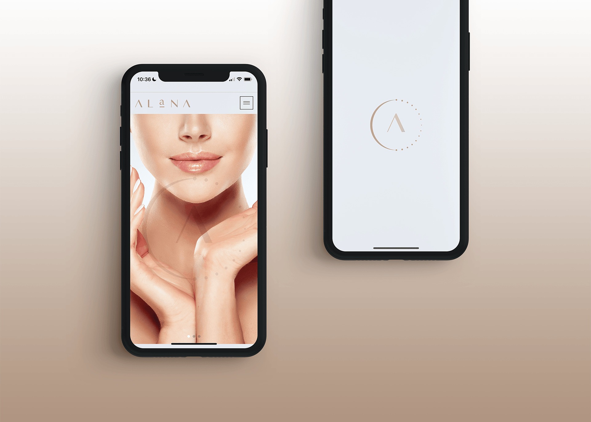 Beauty Product Website in Mobile
