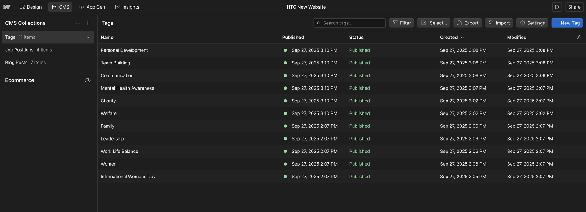 Wordpress to Webflow CMS